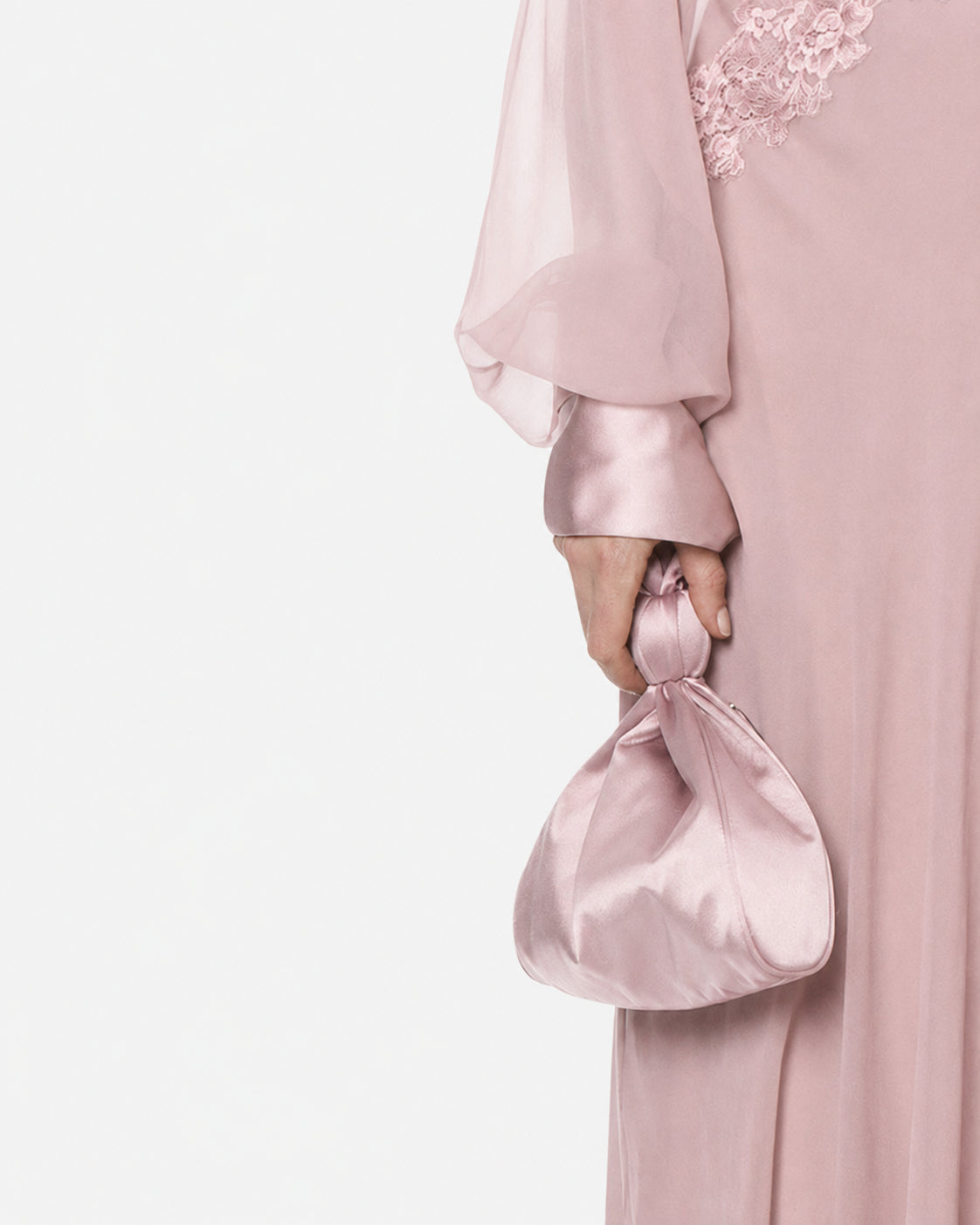 Mini-Pochette aus Satin Pink Alberta Ferretti Boutique Online 2
