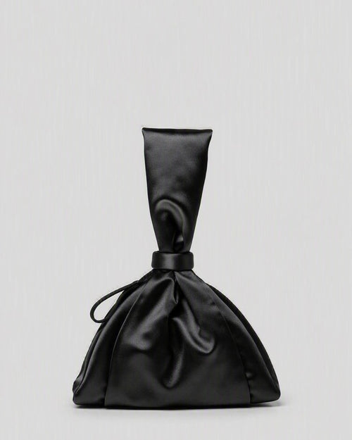 Satin wrist pouch Black Alberta Ferretti Boutique Online 0