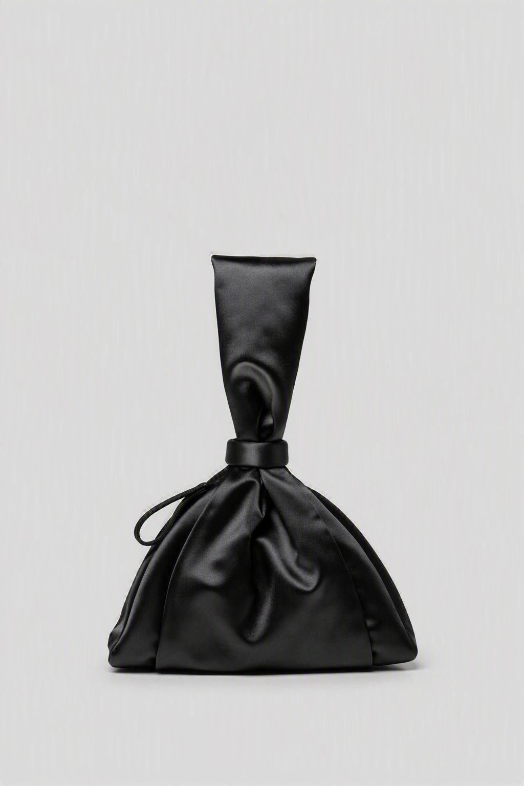 Satin wrist pouch Black Alberta Ferretti Boutique Online 1