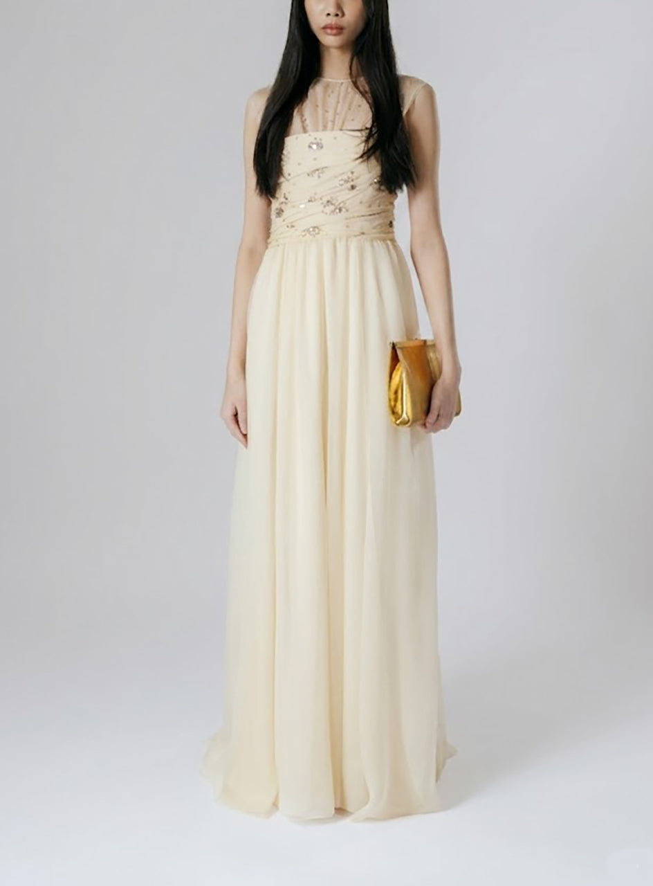 Pochette rigide dorée Or Alberta Ferretti Boutique Online 3
