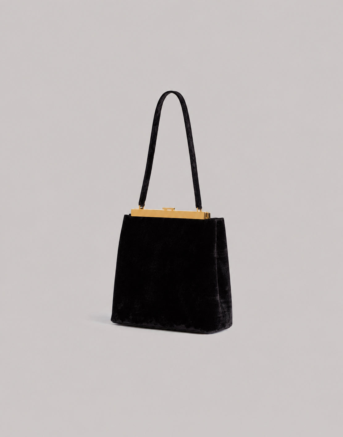Velvet Handbag Black Alberta Ferretti Boutique Online 3