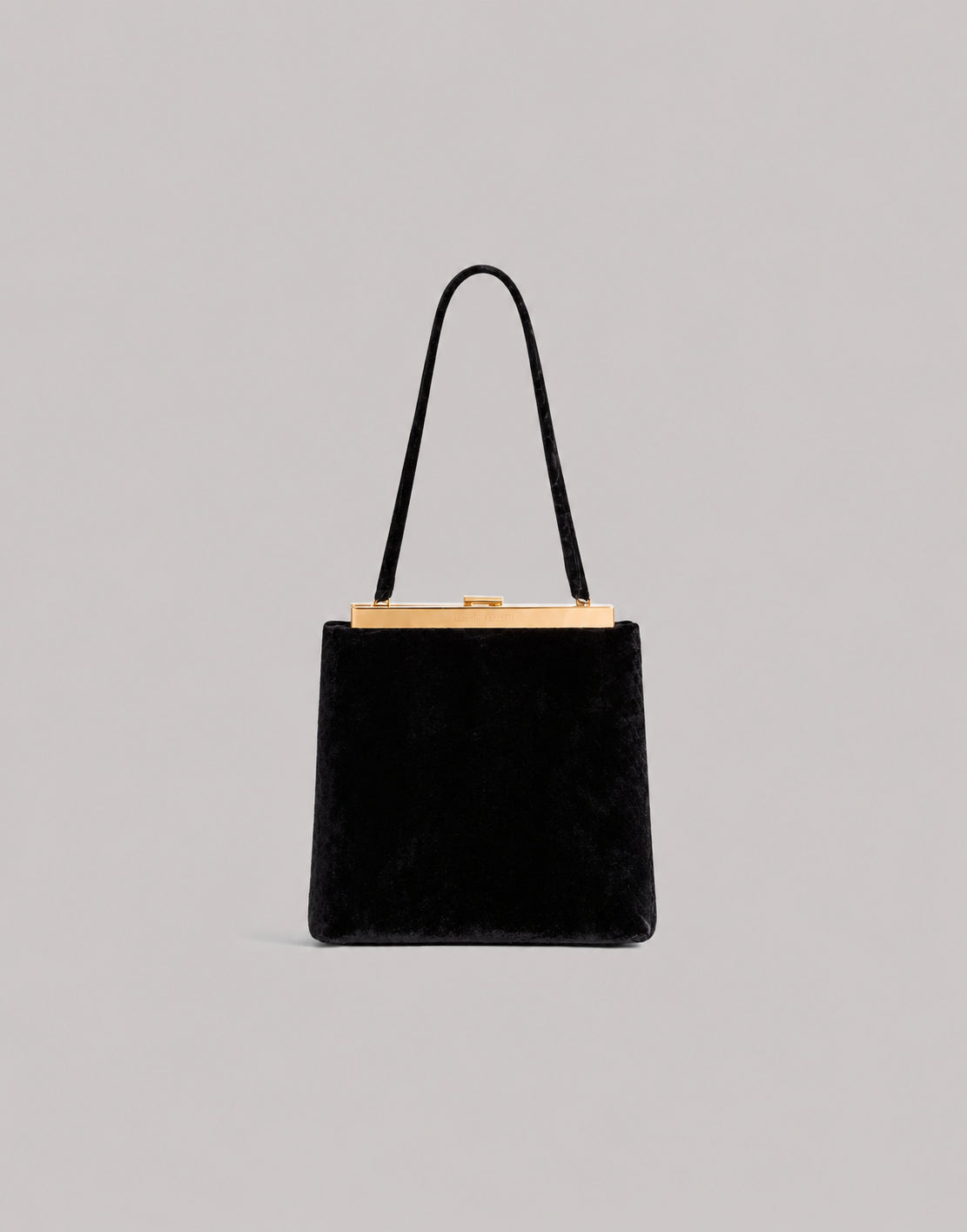 Velvet Handbag Black Alberta Ferretti Boutique Online 1