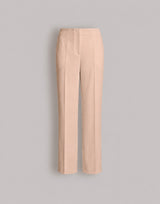 Gerade geschnittene Hose aus Enver-Satin