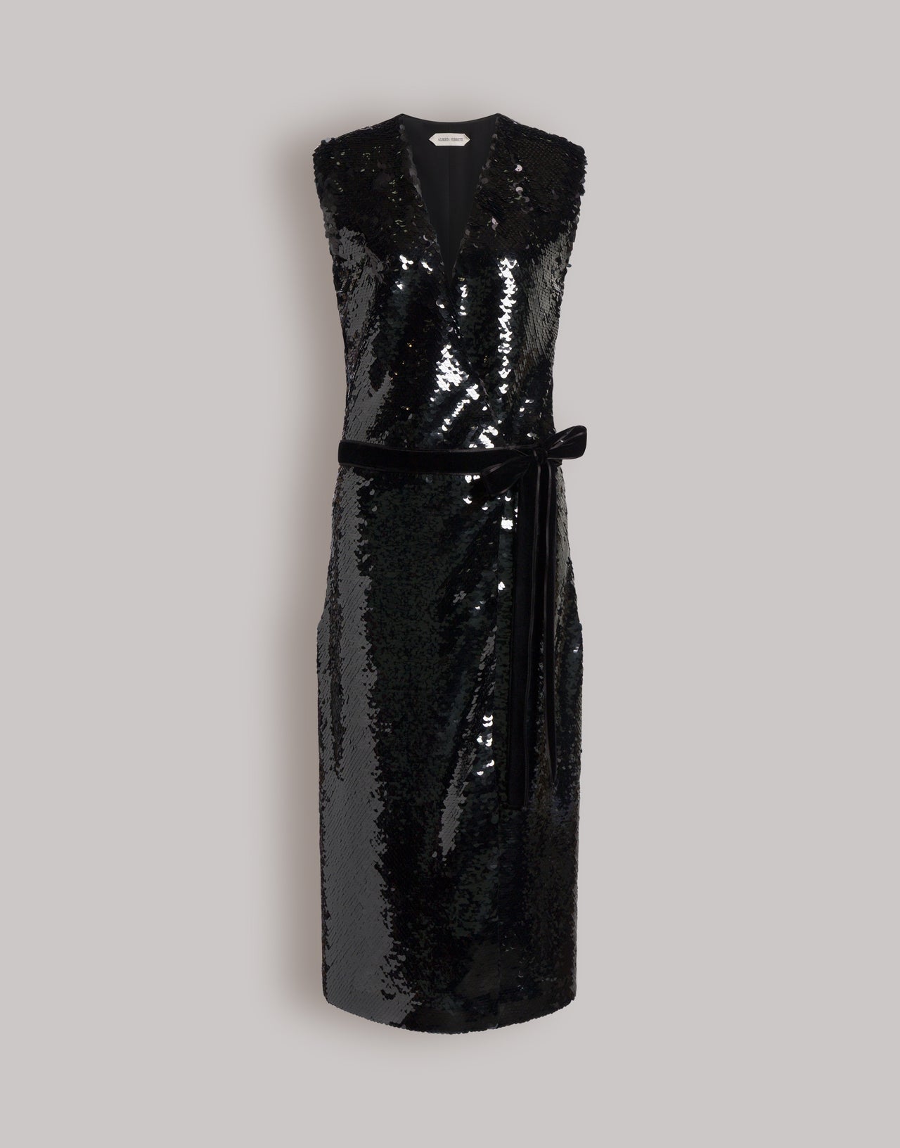 Sequin midi dress Black Alberta Ferretti Boutique Online 1