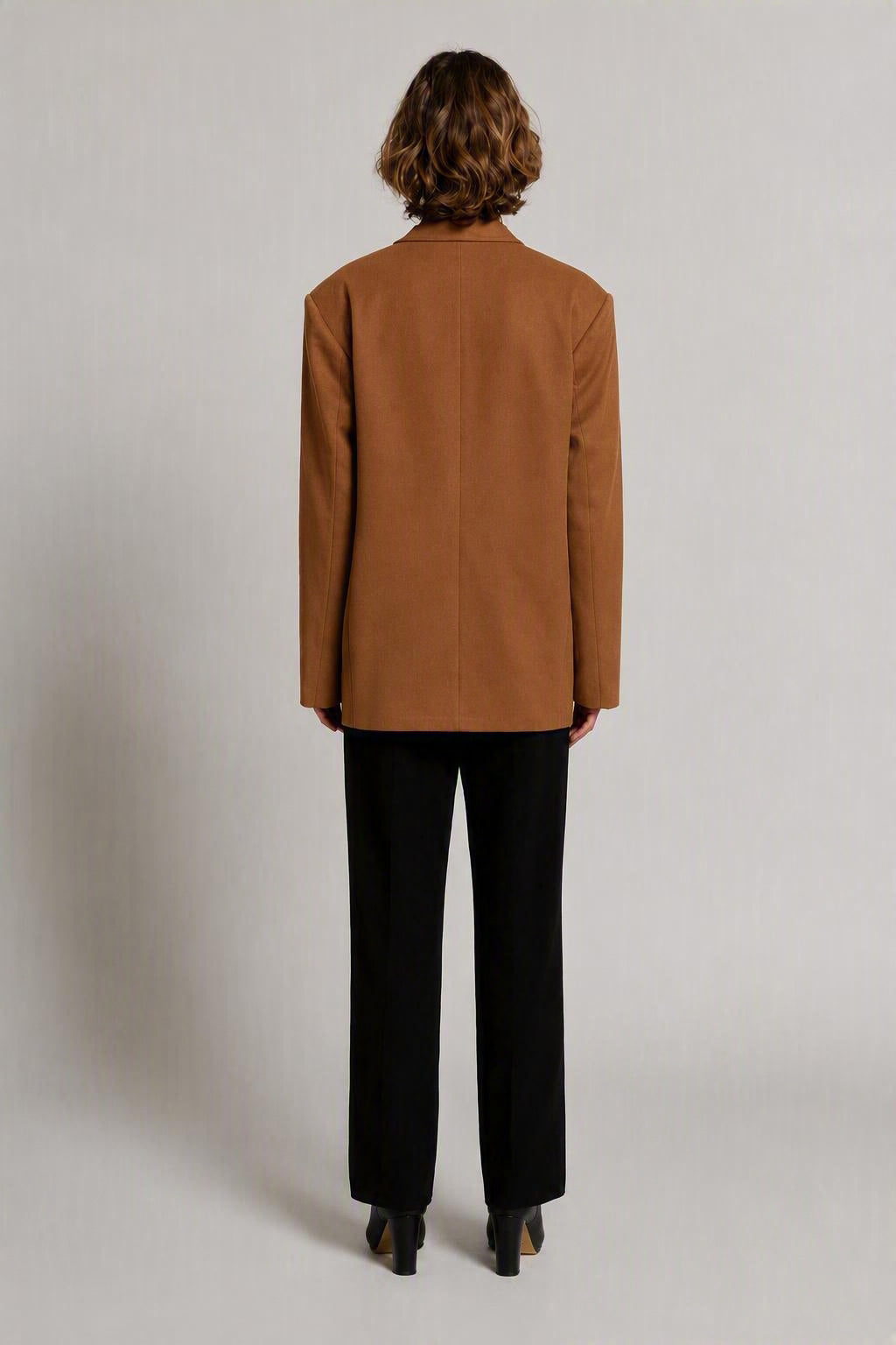 Enver satin double-breasted jacket | Alberta Ferretti