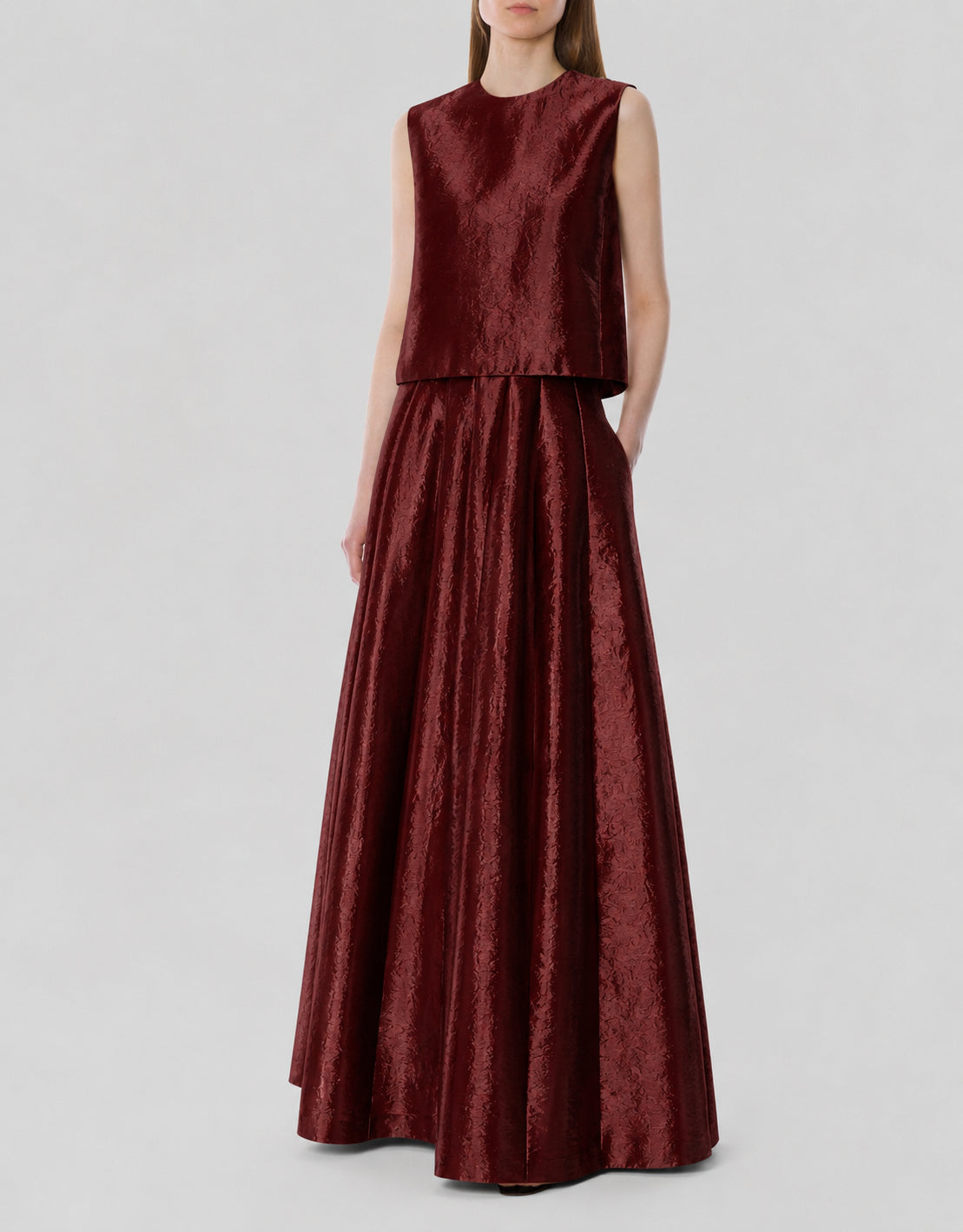 A-Linien Maxirock Rot Alberta Ferretti Boutique Online 2