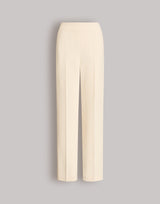 Pantalón recto de cigarrillo con raya frontal