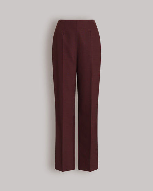 Classic straight-leg trousers Red Alberta Ferretti Boutique Online 0
