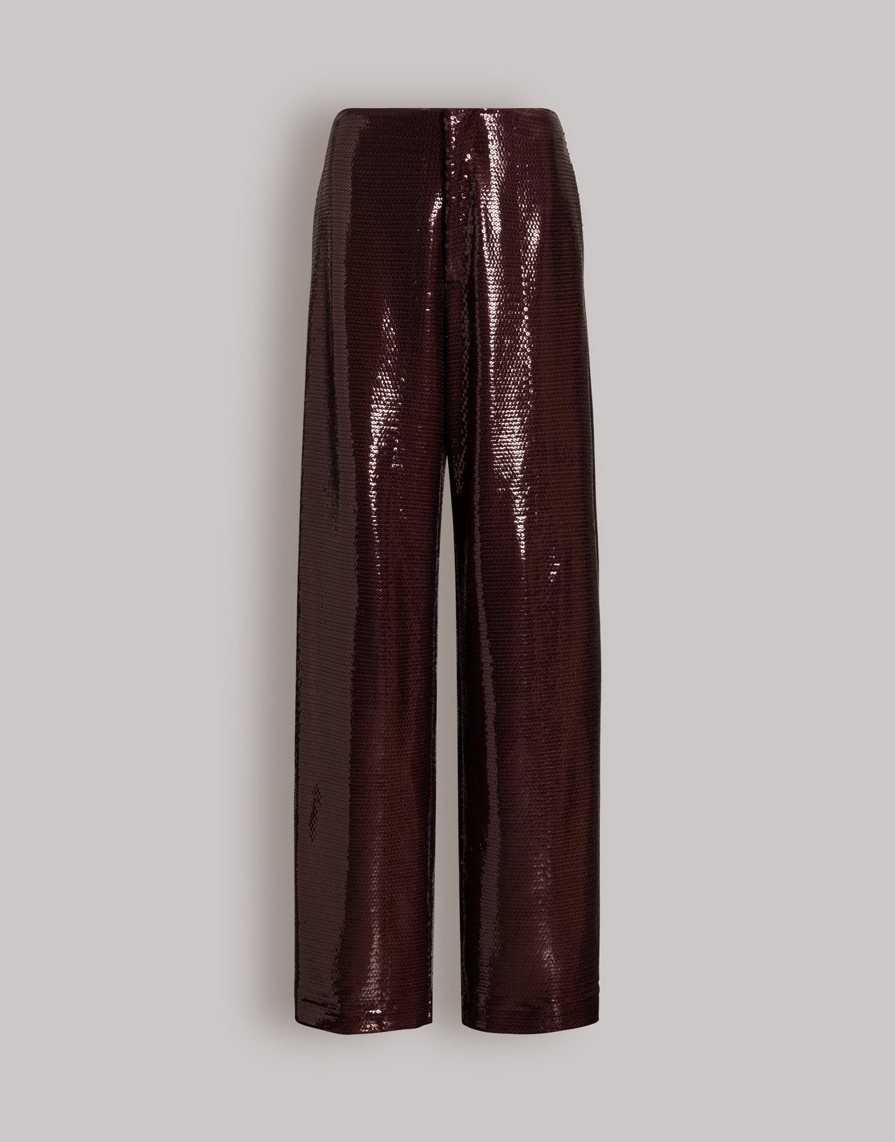 Weite Paillettenhose Sparkling Night Braun Alberta Ferretti Boutique Online 1