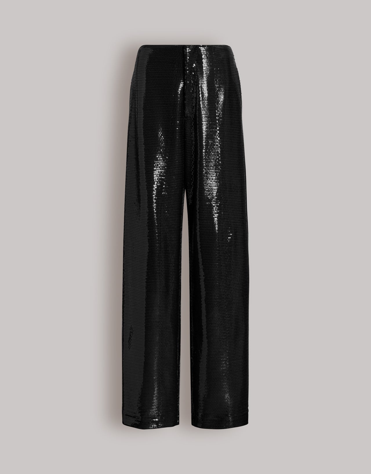 Weite Paillettenhose Sparkling Night Schwarz Alberta Ferretti Boutique Online 1