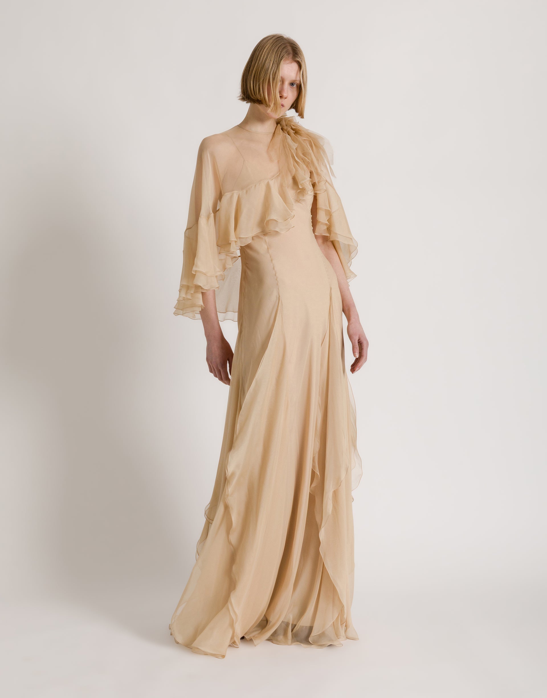 Silk chiffon dream gown