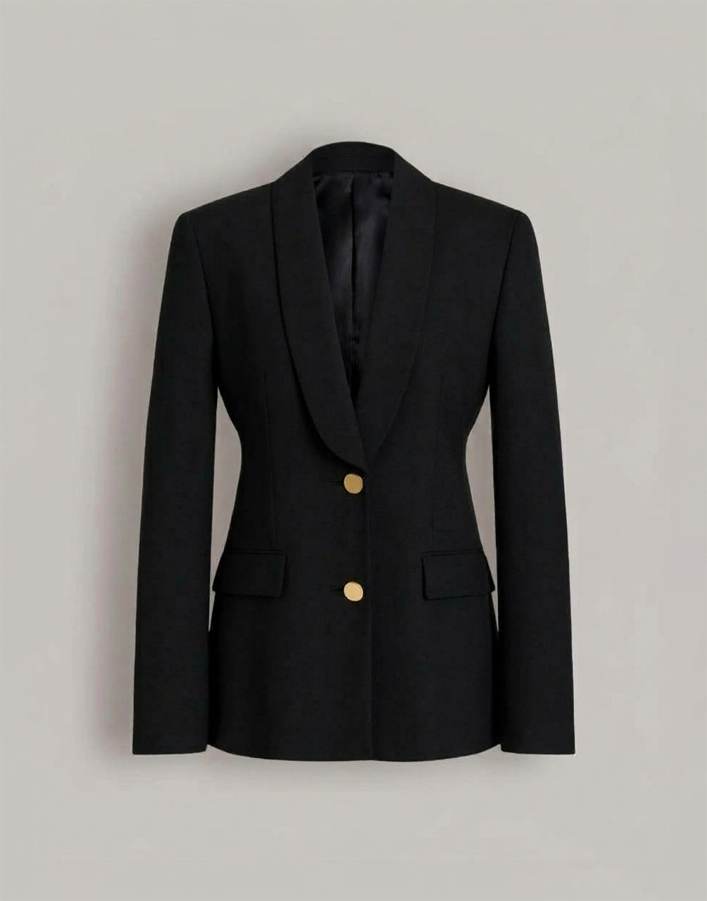 Blazer entallado burdeos con botones dorados Negro Alberta Ferretti Boutique Online 1