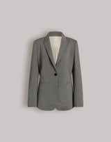 Tailored-Blazer mit Nadelstreifen