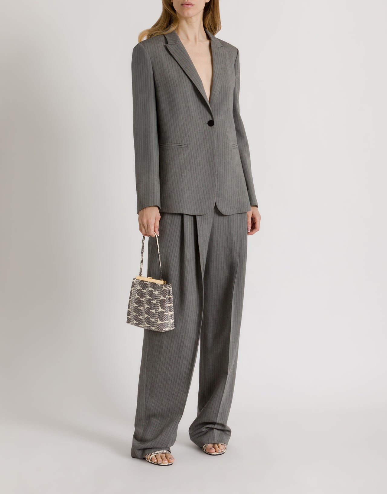 Blazer sartoriale Grigio Alberta Ferretti Boutique Online 2