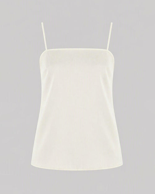 Minimalist georgette top White Alberta Ferretti Boutique Online 0
