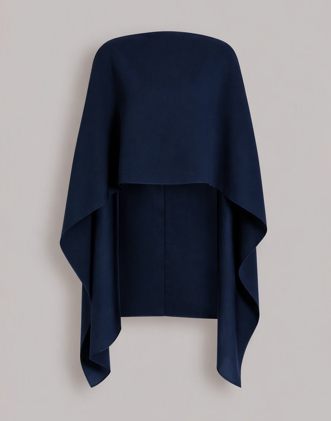 Capa fluida asimétrica Azul Alberta Ferretti Boutique Online 1