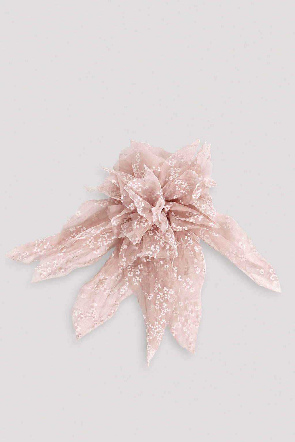 Silk chiffon flower brooch Pink Alberta Ferretti Boutique Online 1