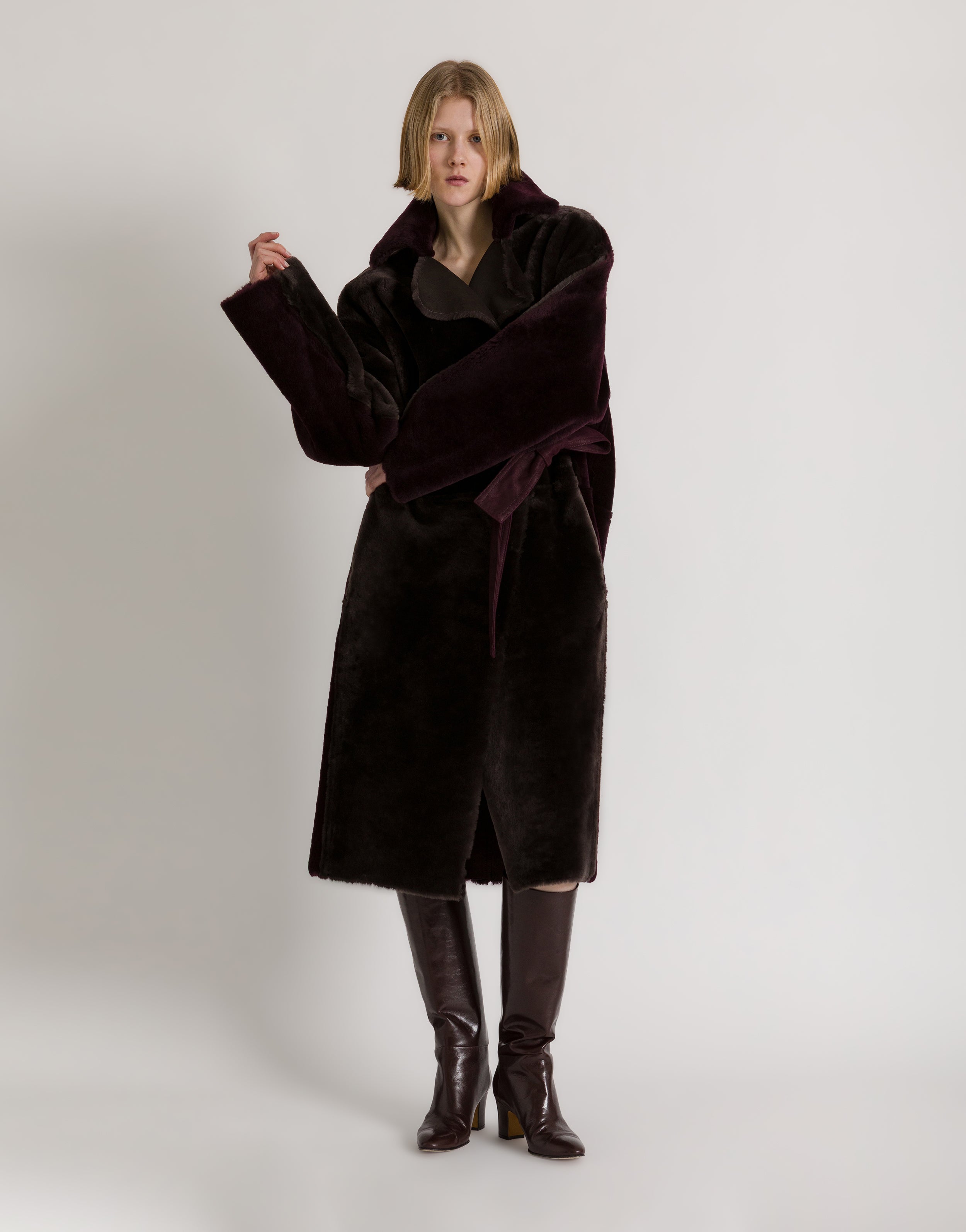フィロソフィー　アルベルタ フェレッティ レディース　レザージャケット Women's Designer Leatherwear | Alberta Ferretti