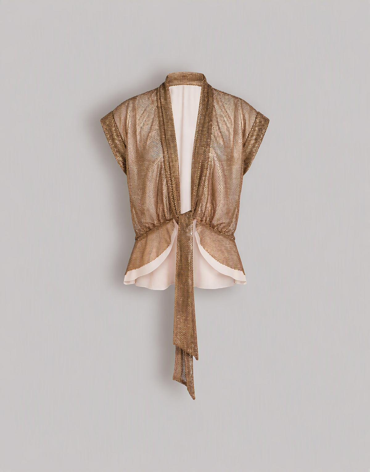 Top in rete strass Oro Alberta Ferretti Boutique Online 1
