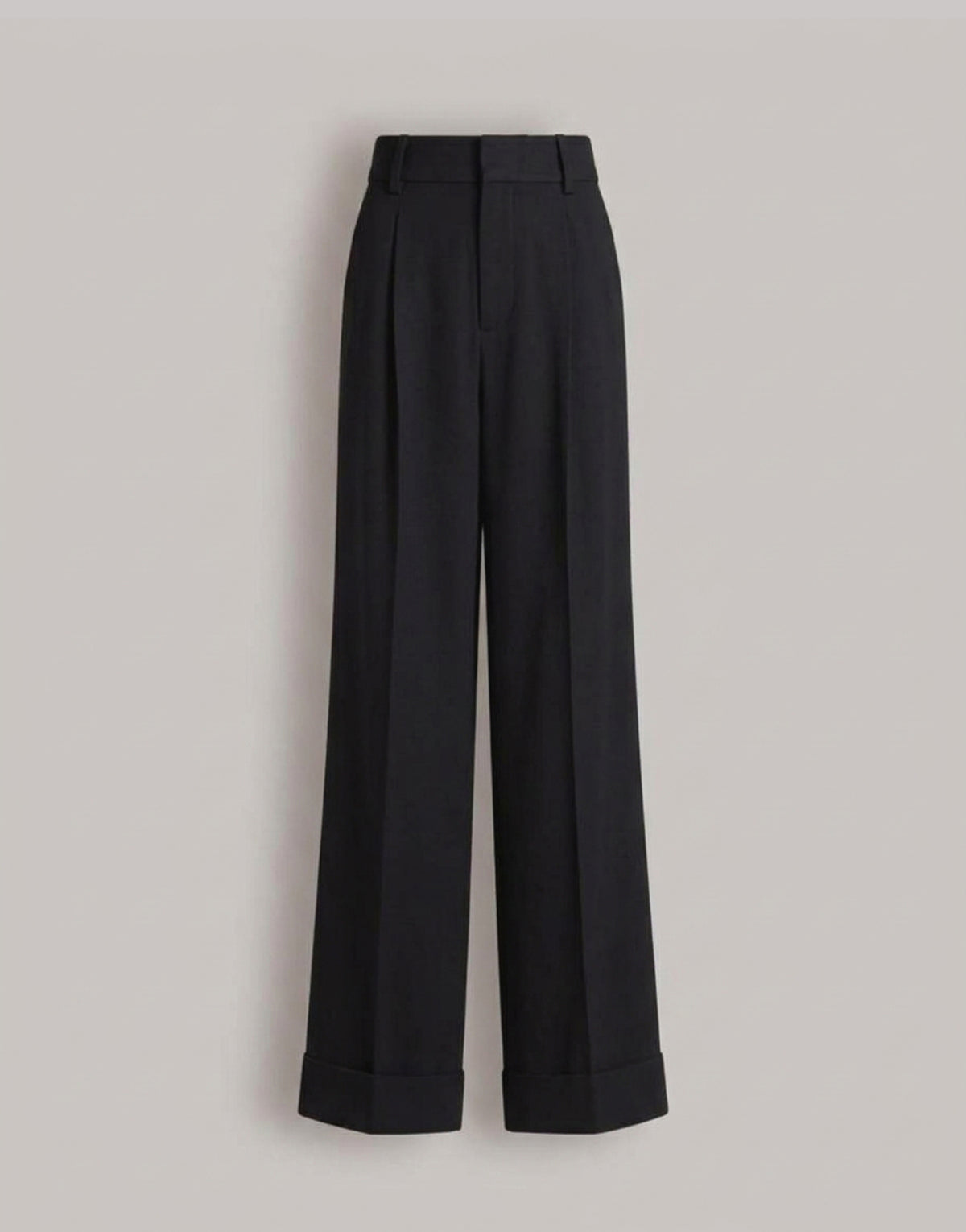 Pantalone palazzo in cady stretch Nero Alberta Ferretti Boutique Online 1