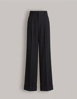 Pantalone palazzo in cady stretch