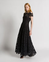 Long dress in sangallo lace