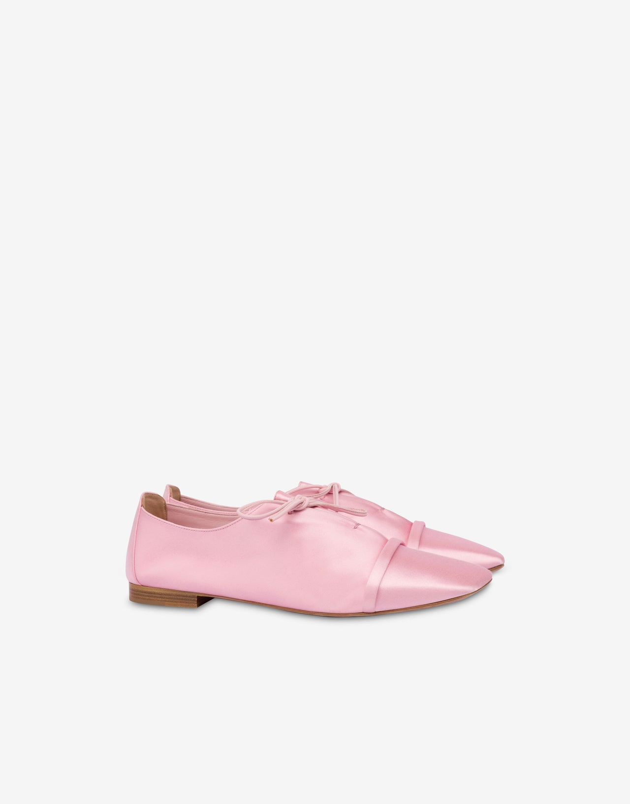 Flat shoe in duchess satin Malone Souliers x Philosophy Alberta